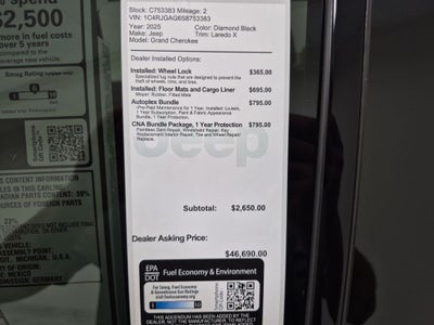 2025 Jeep Grand Cherokee Laredo X