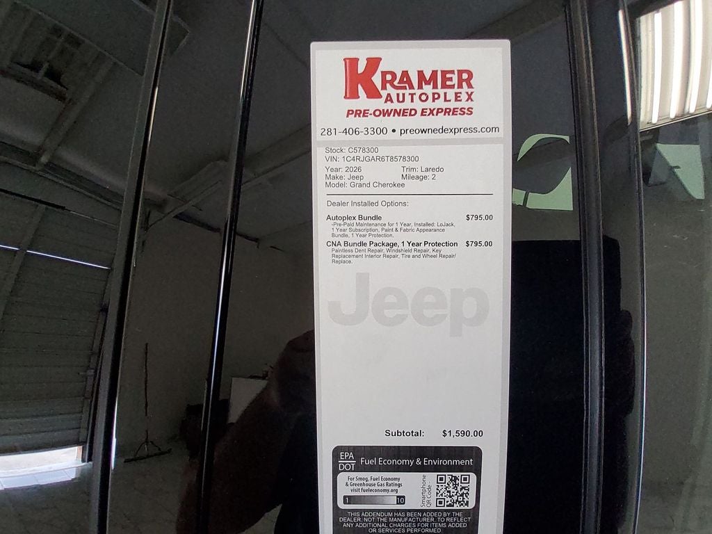 2026 Jeep Grand Cherokee Laredo Altitude