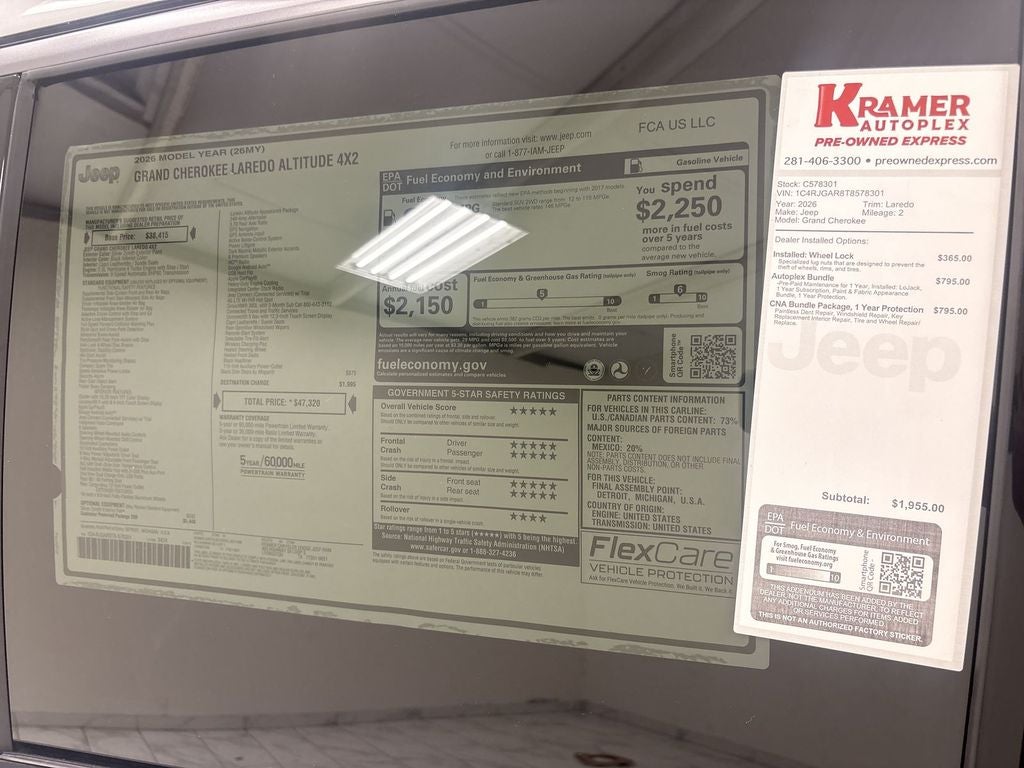 2026 Jeep Grand Cherokee Laredo Altitude