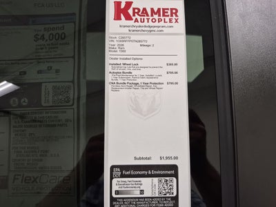 2026 RAM Ram 1500 Lone Star