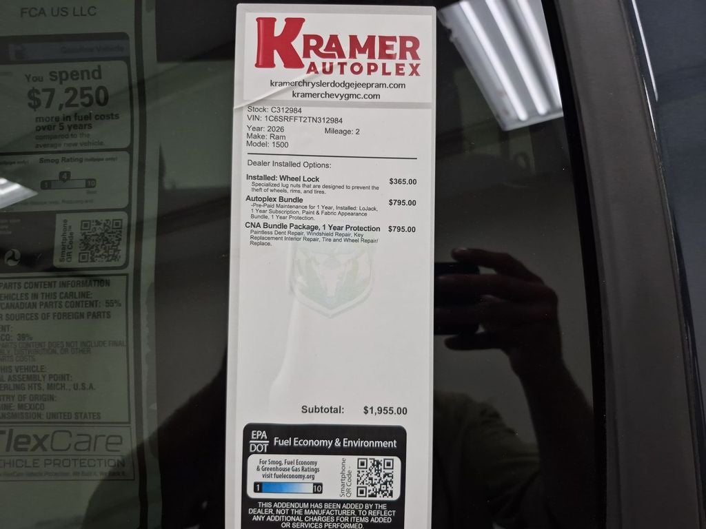 2026 RAM Ram 1500 Lone Star