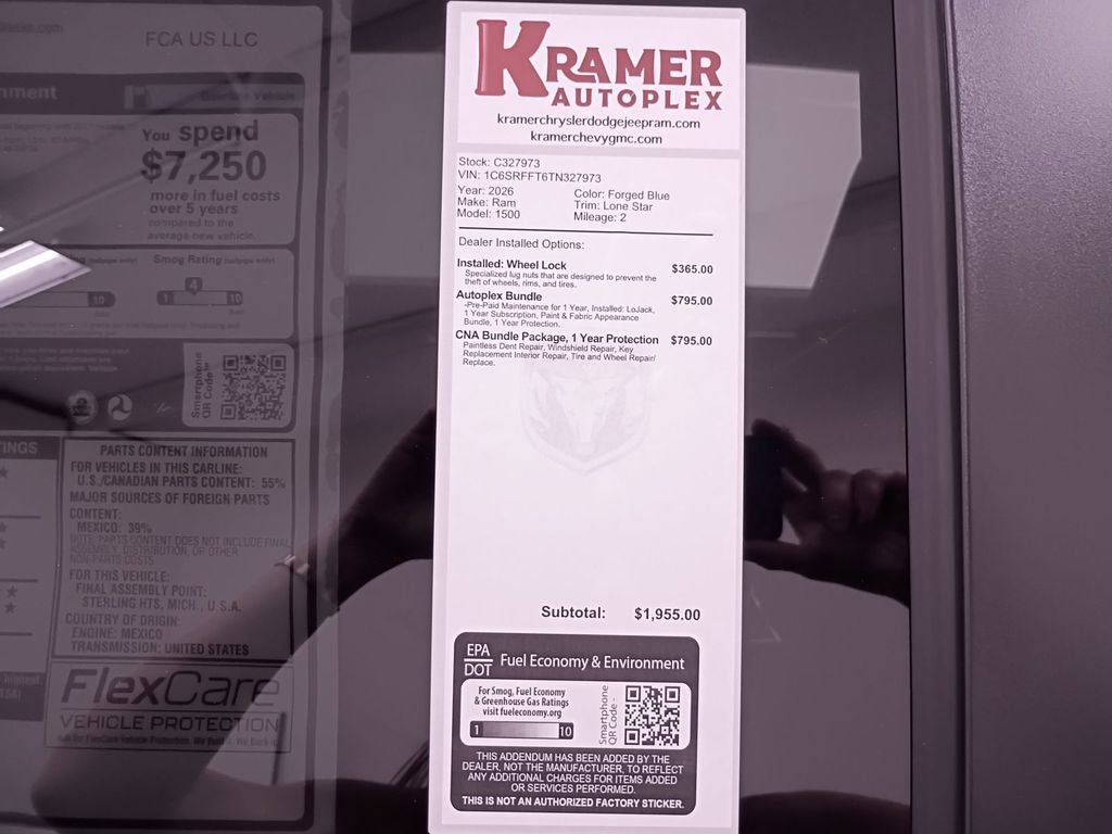 2026 RAM Ram 1500 Lone Star