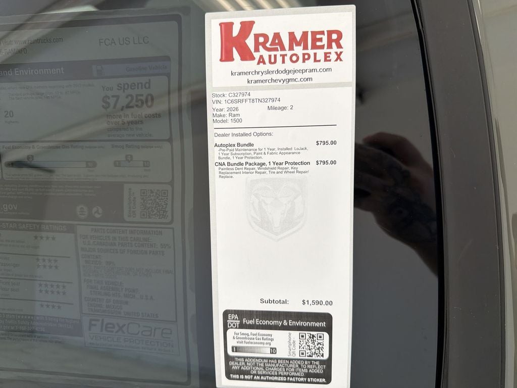 2026 RAM Ram 1500 Lone Star