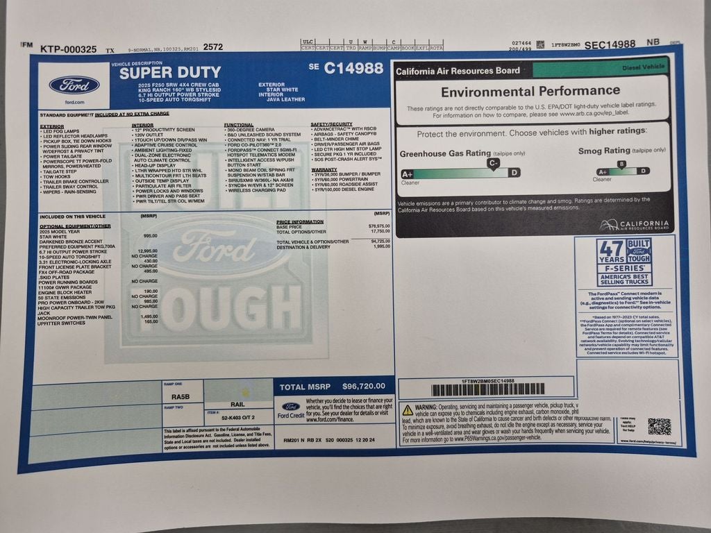 2025 Ford F-250 King Ranch