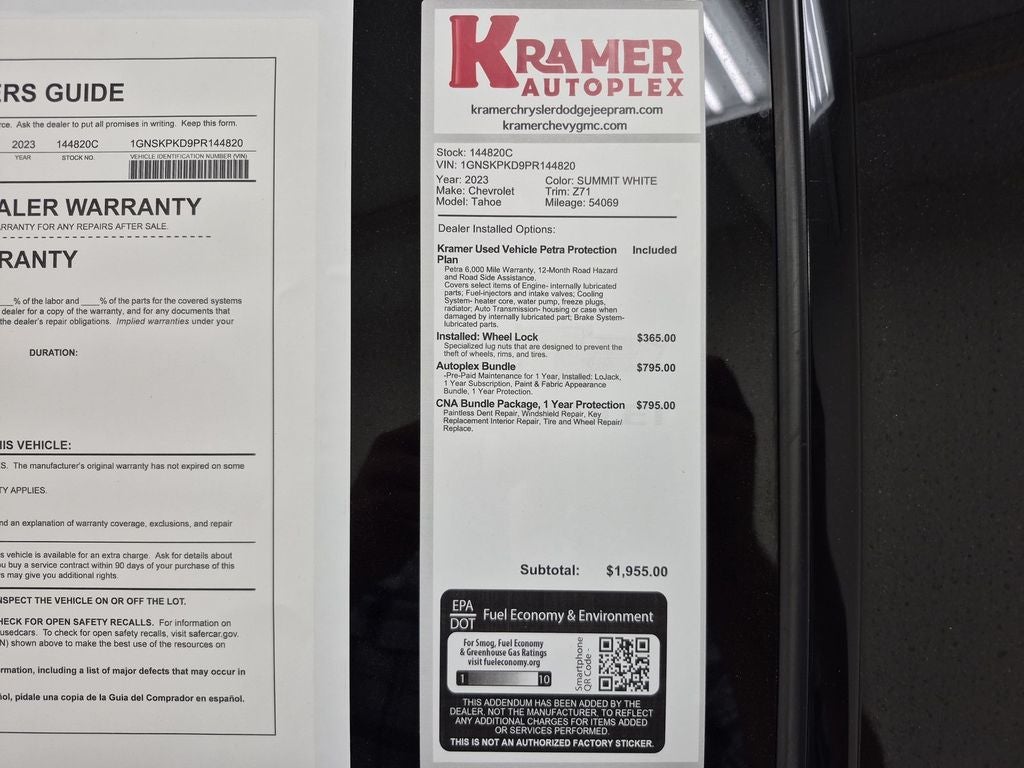 2023 Chevrolet Tahoe Z71