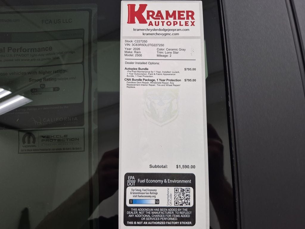 2026 RAM Ram 2500 Lone Star