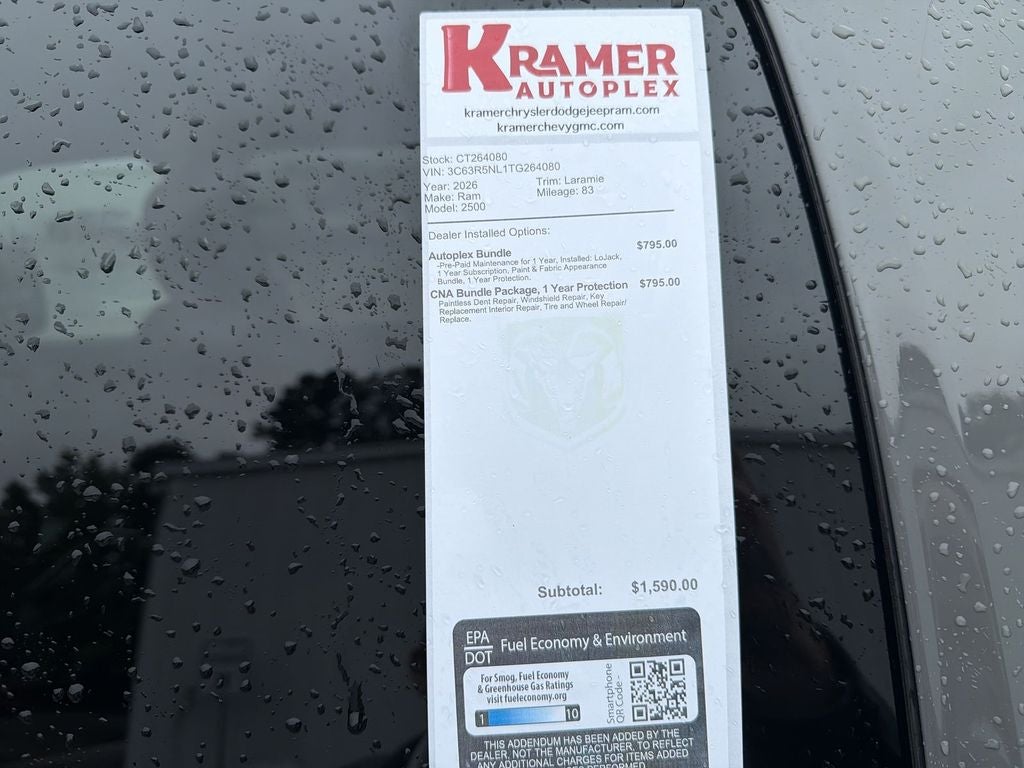 2026 RAM Ram 2500 Laramie