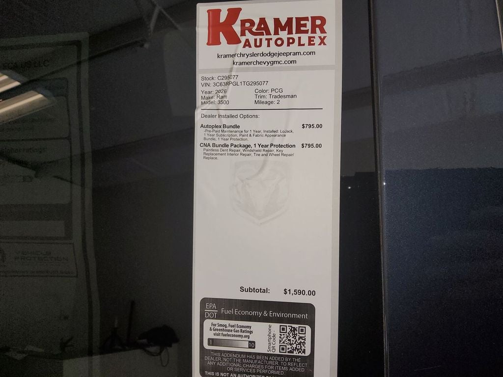 2026 RAM Ram 3500 Tradesman