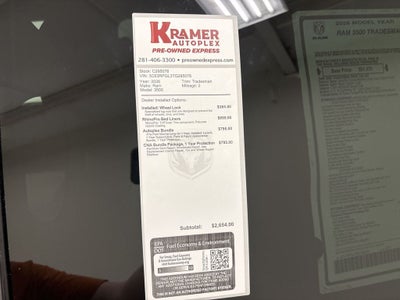 2026 RAM Ram 3500 Tradesman