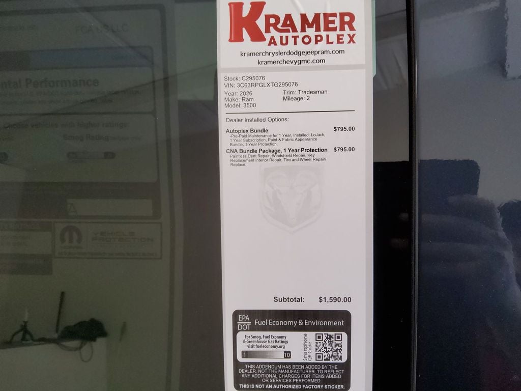 2026 RAM Ram 3500 Tradesman