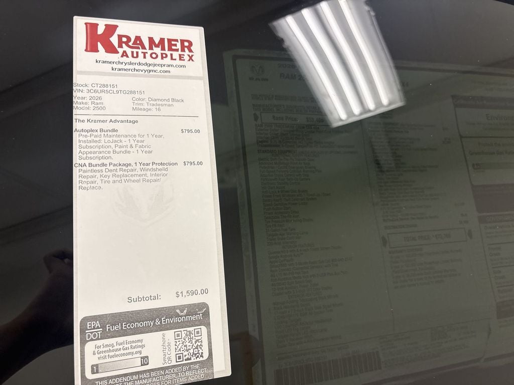 2026 RAM Ram 2500 Tradesman