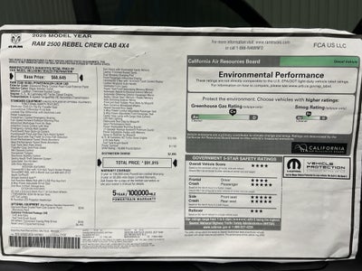 2025 RAM Ram 2500 Rebel