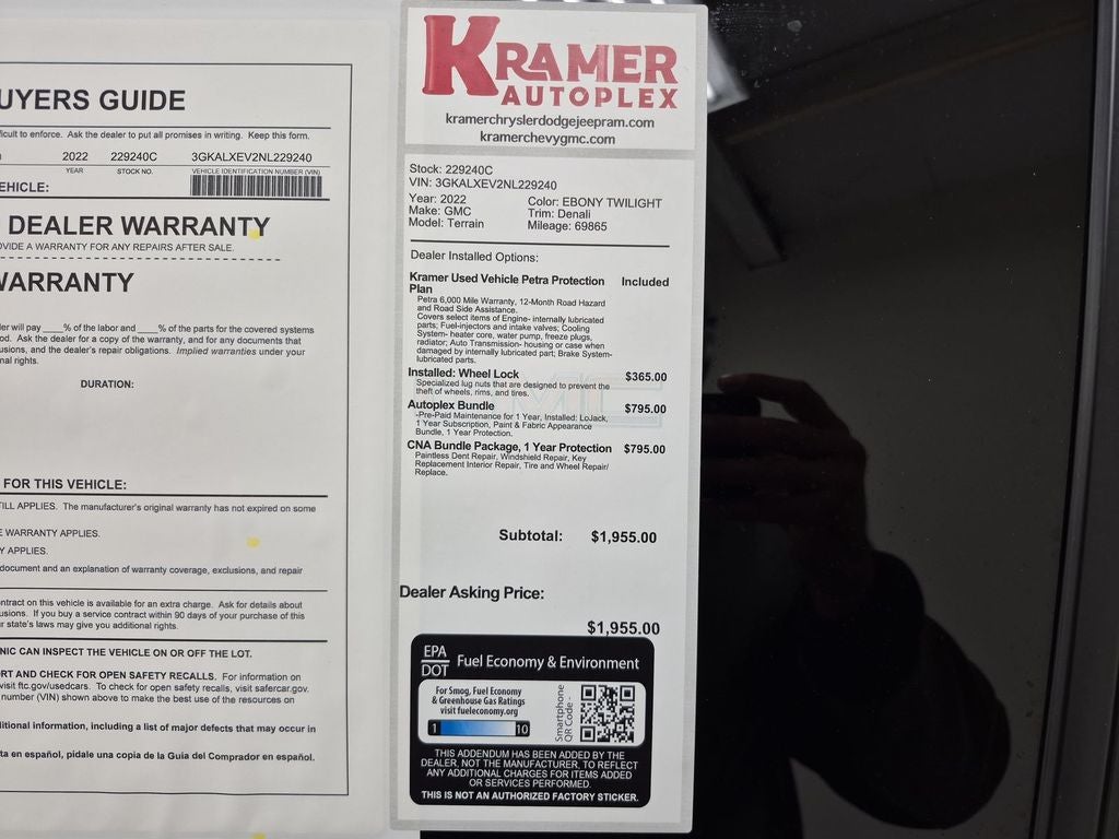2022 GMC Terrain Denali