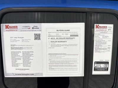 2021 Jeep Wrangler Unlimited Willys 4x4