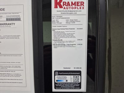 2021 Jeep Wrangler Unlimited Rubicon