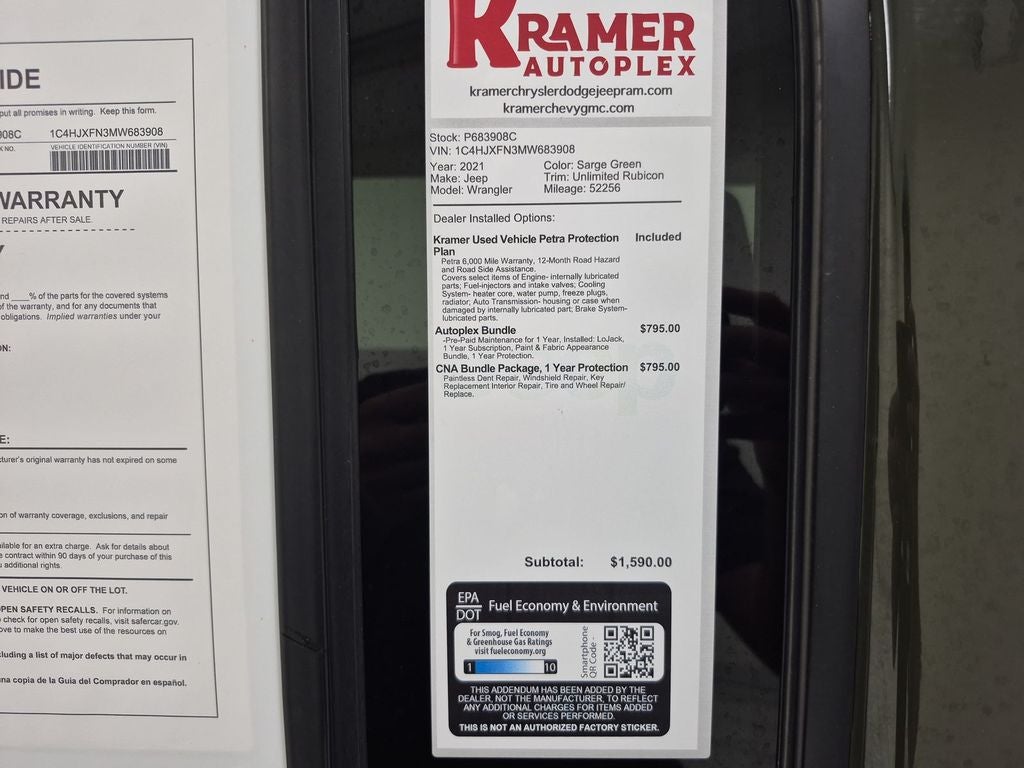 2021 Jeep Wrangler Unlimited Rubicon