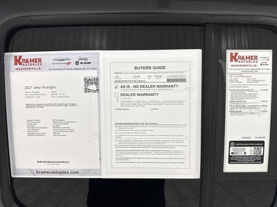 2021 Jeep Wrangler Unlimited Rubicon 4x4