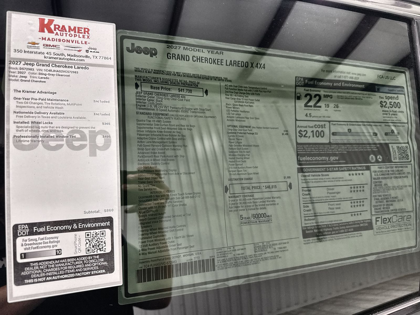 2027 Jeep Grand Cherokee Laredo