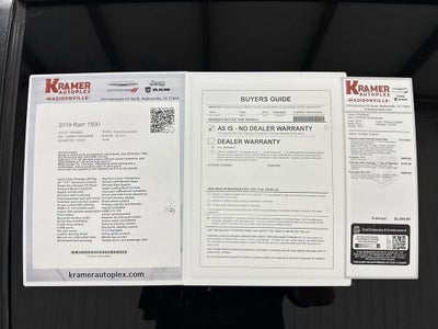 2019 RAM 1500 Big Horn/Lone Star Crew Cab 4x2 5'7' Box