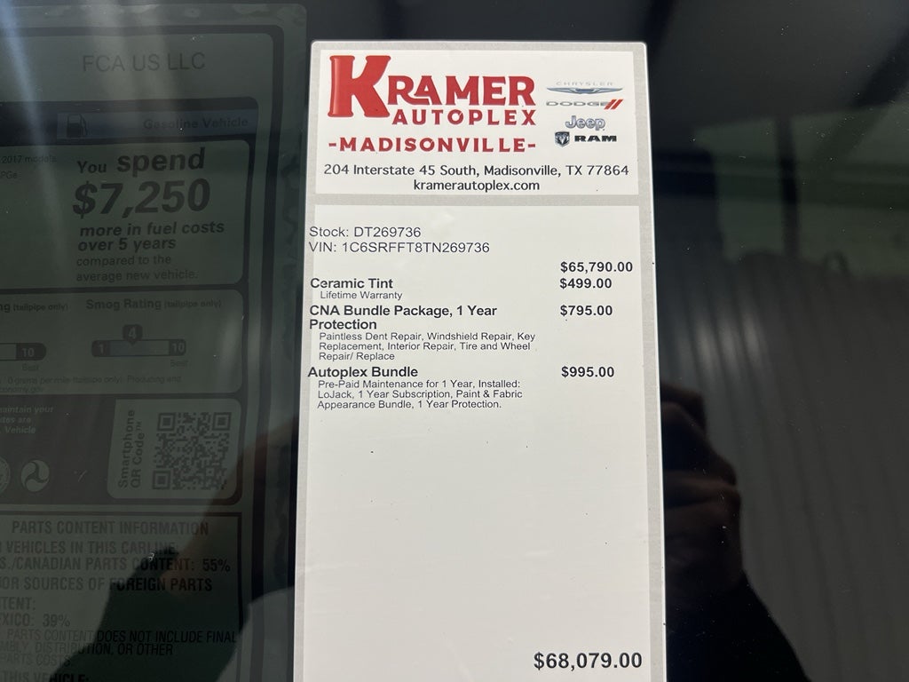 2026 RAM Ram 1500 RAM 1500 LONE STAR CREW CAB 4X4 5'7' BOX