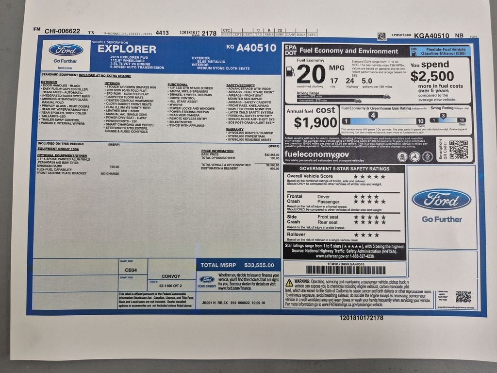 2019 Ford Explorer Base
