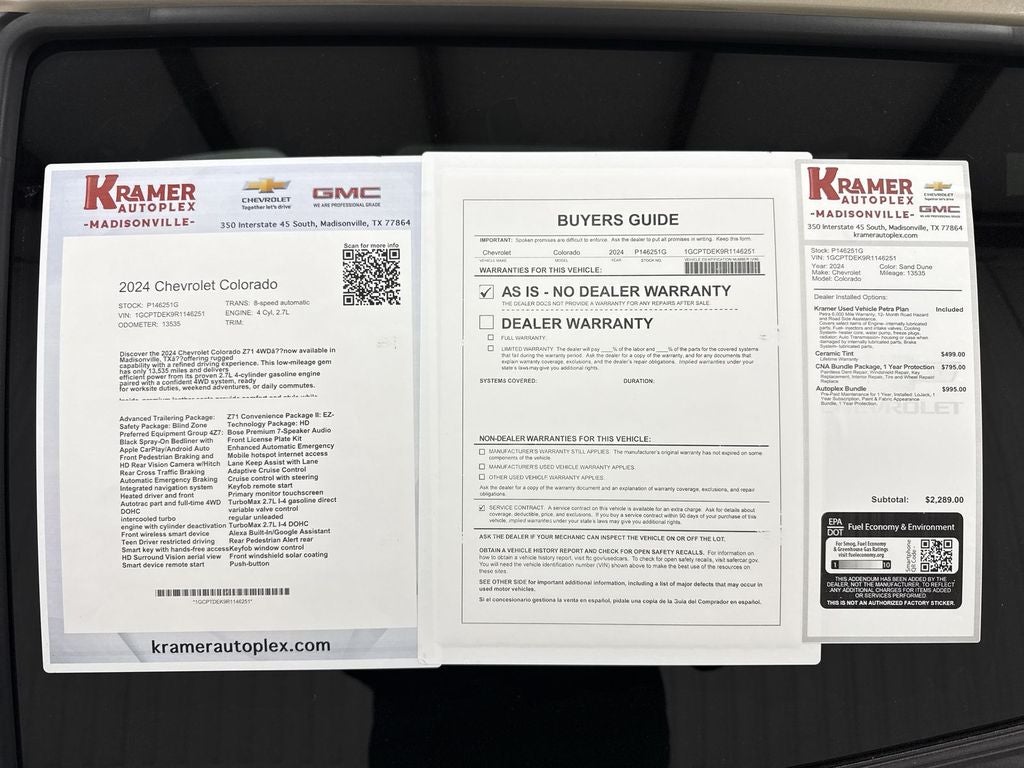 2024 Chevrolet Colorado 4WD Z71
