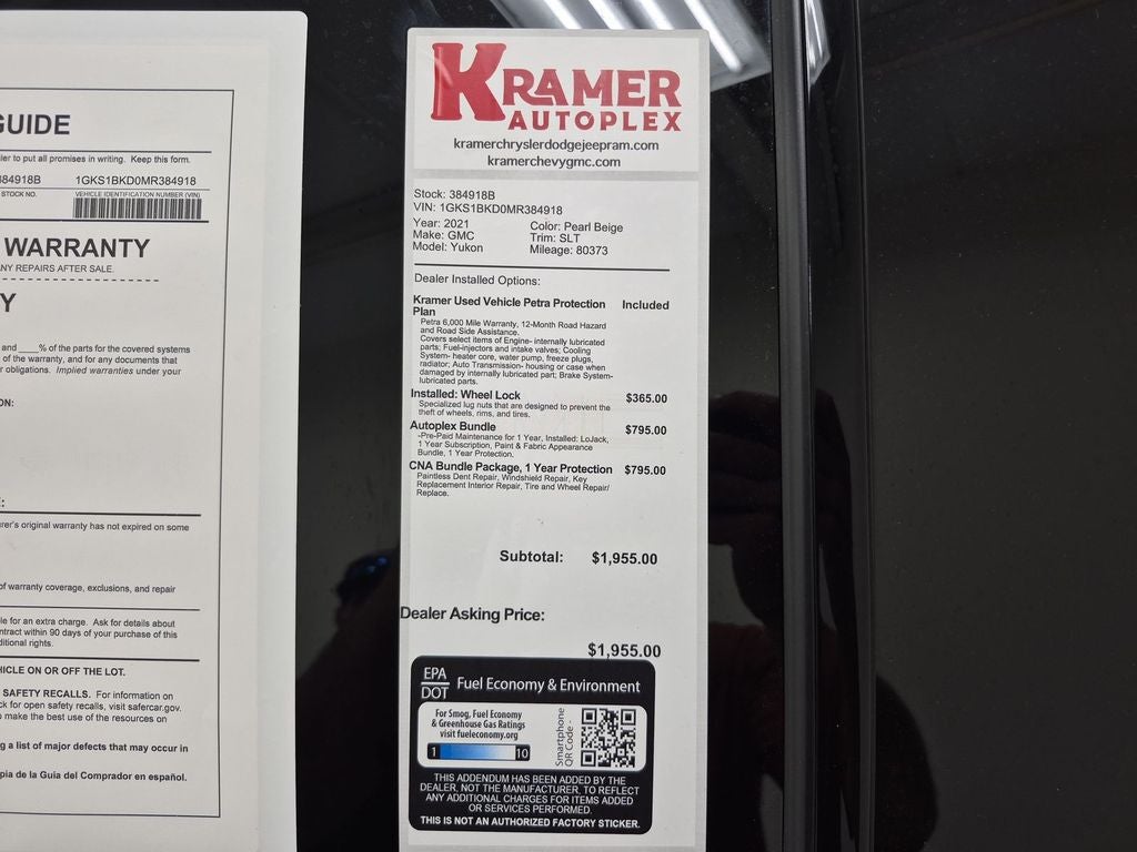 2021 GMC Yukon 2WD SLT