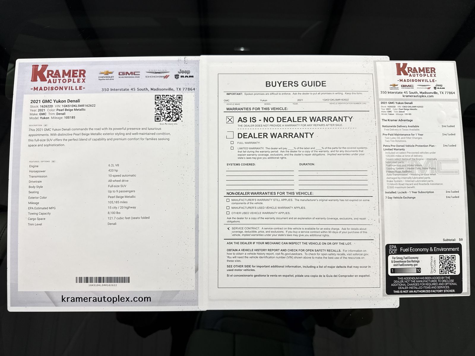 2021 GMC Yukon Denali