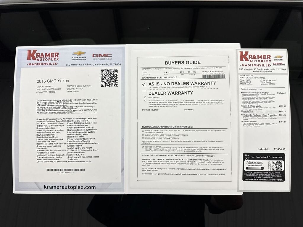 2015 GMC Yukon Denali