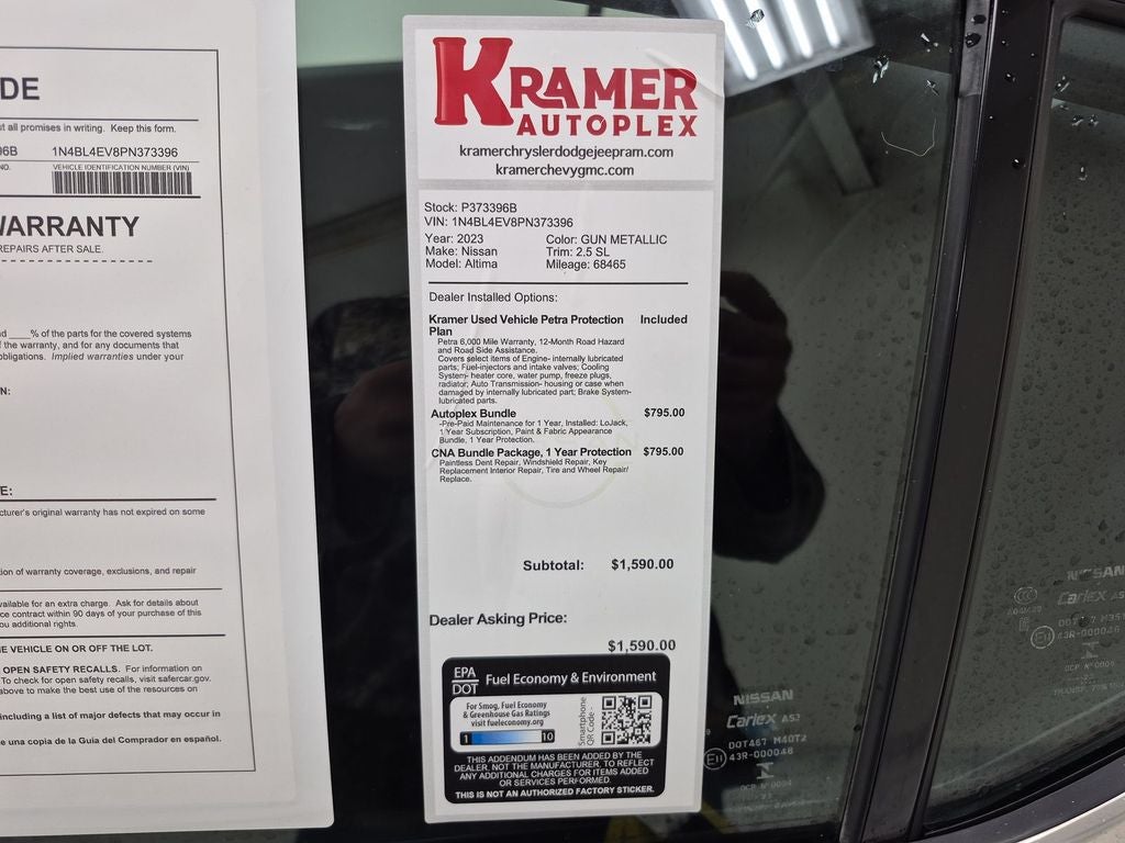 2023 Nissan Altima SL FWD