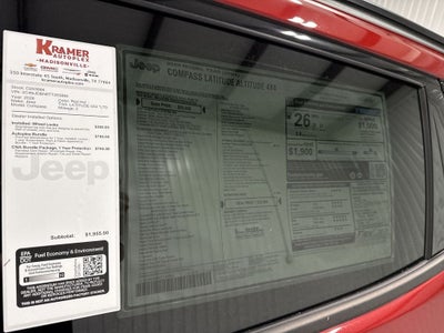 2026 Jeep Compass Latitude Altitude