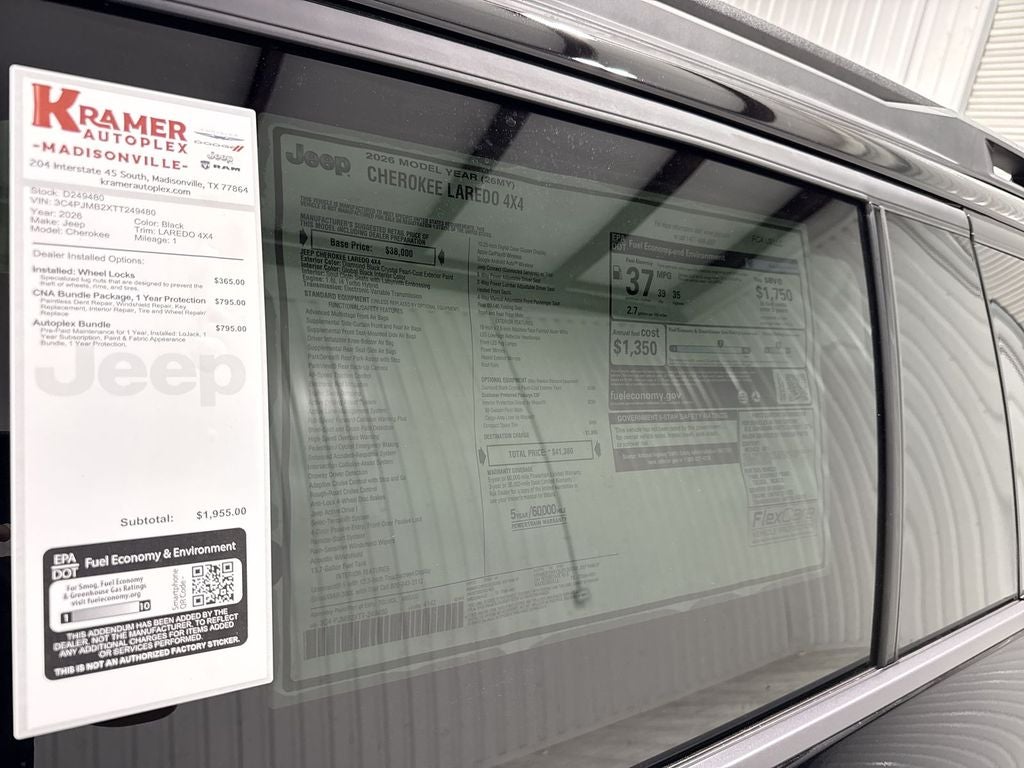 2026 Jeep Cherokee CHEROKEE LAREDO 4X4