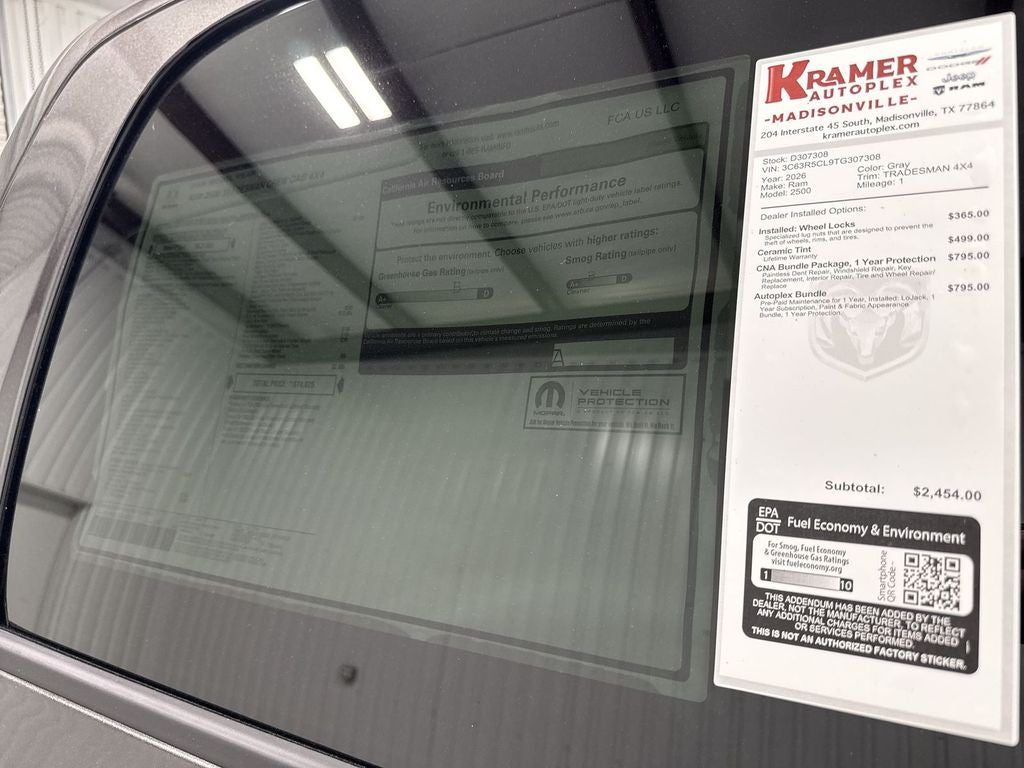 2026 RAM Ram 2500 RAM 2500 TRADESMAN CREW CAB 4X4 6'4' BOX