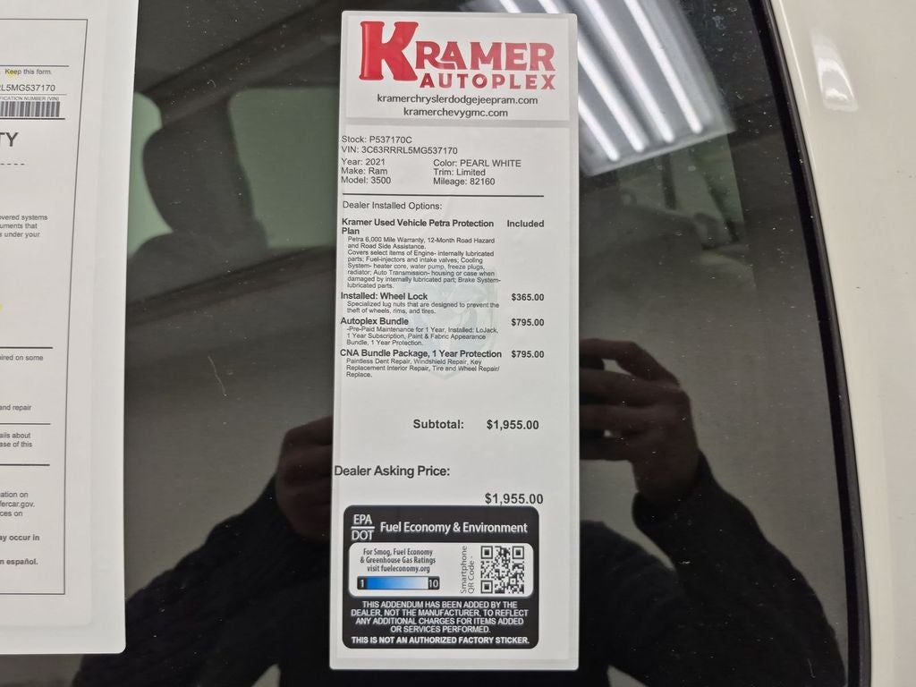 2021 RAM 3500 Limited Crew Cab 4x4 8' Box