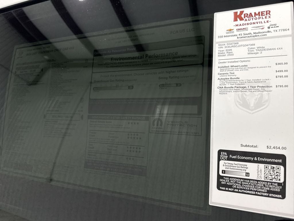 2026 RAM Ram 2500 Tradesman