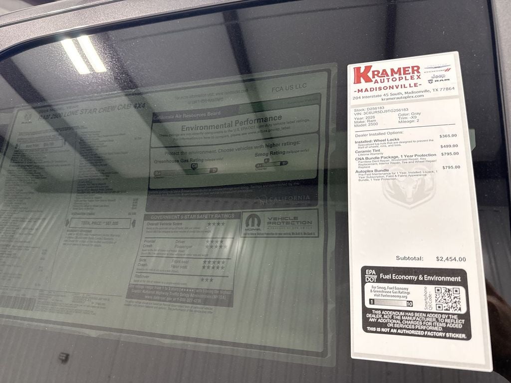 2026 RAM Ram 2500 RAM 2500 LONE STAR CREW CAB 4X4 6'4' BOX