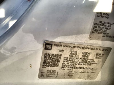 2021 Chevrolet Silverado RST