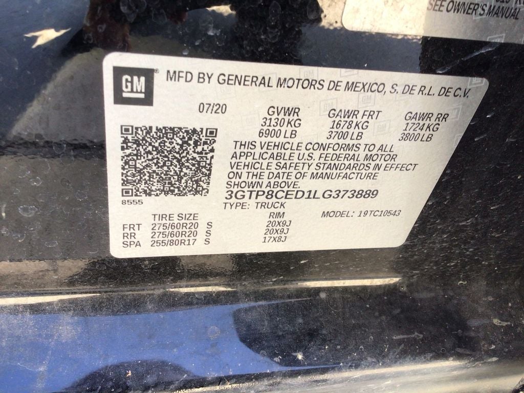 2020 GMC Sierra 1500 2WD Crew Cab Short Box Elevation