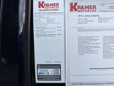 2012 Jeep Liberty Sport
