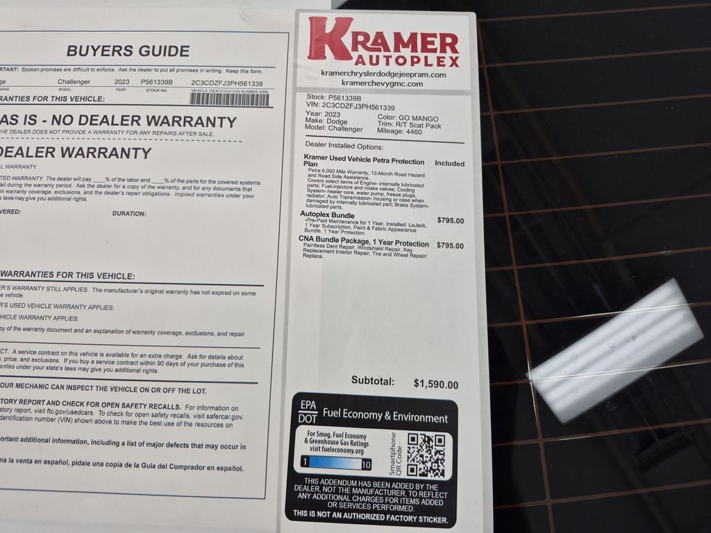 2023 Dodge Challenger R/T Scat Pack Widebody