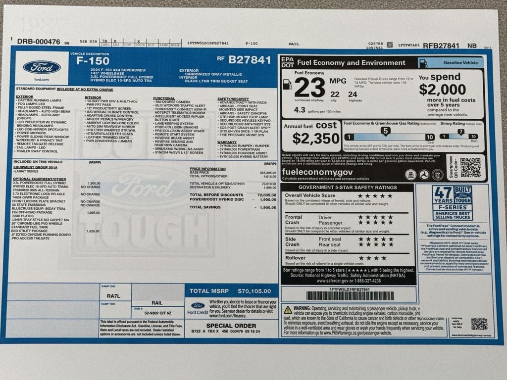 2024 Ford F-150 LARIAT