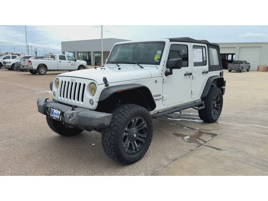 2017 Jeep Wrangler Unlimited Sport 4x4