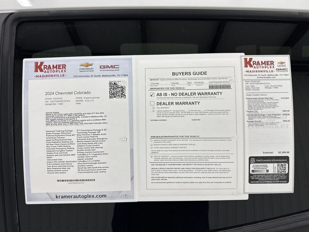 2024 Chevrolet Colorado Z71
