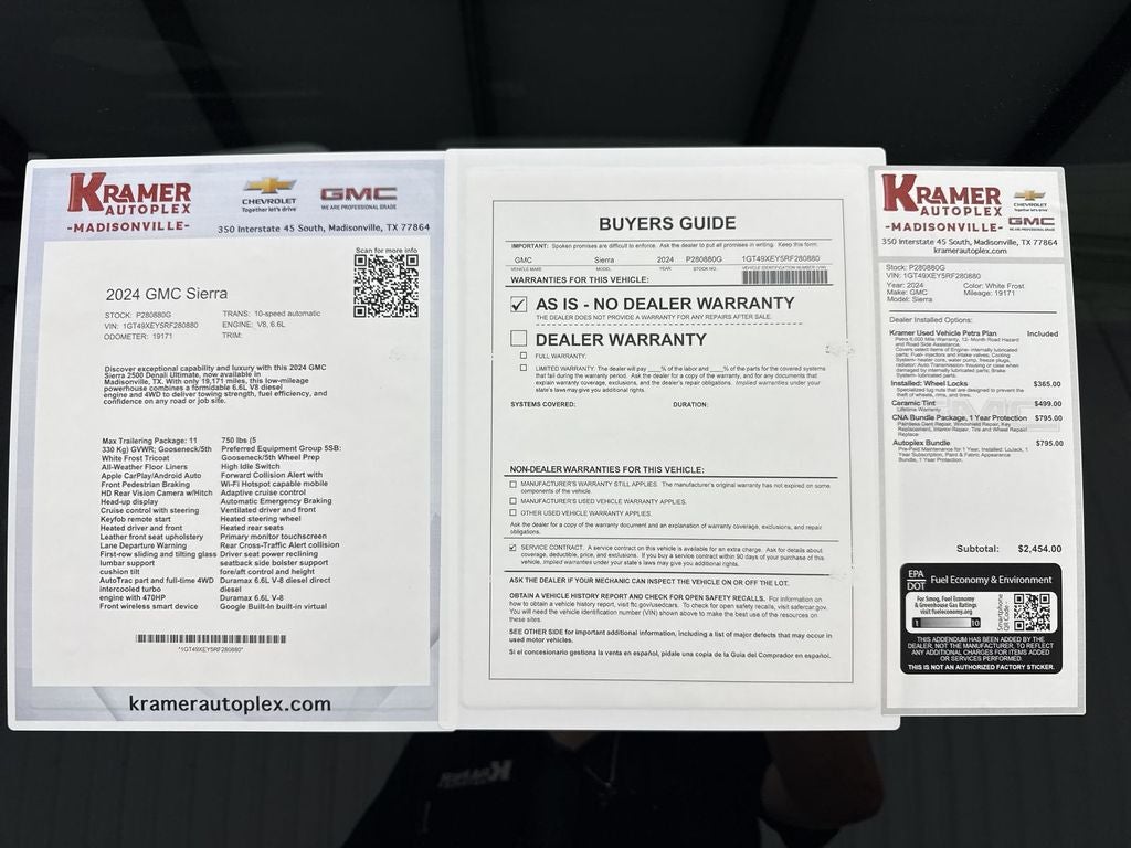 2024 GMC Sierra 2500 HD Denali Ultimate