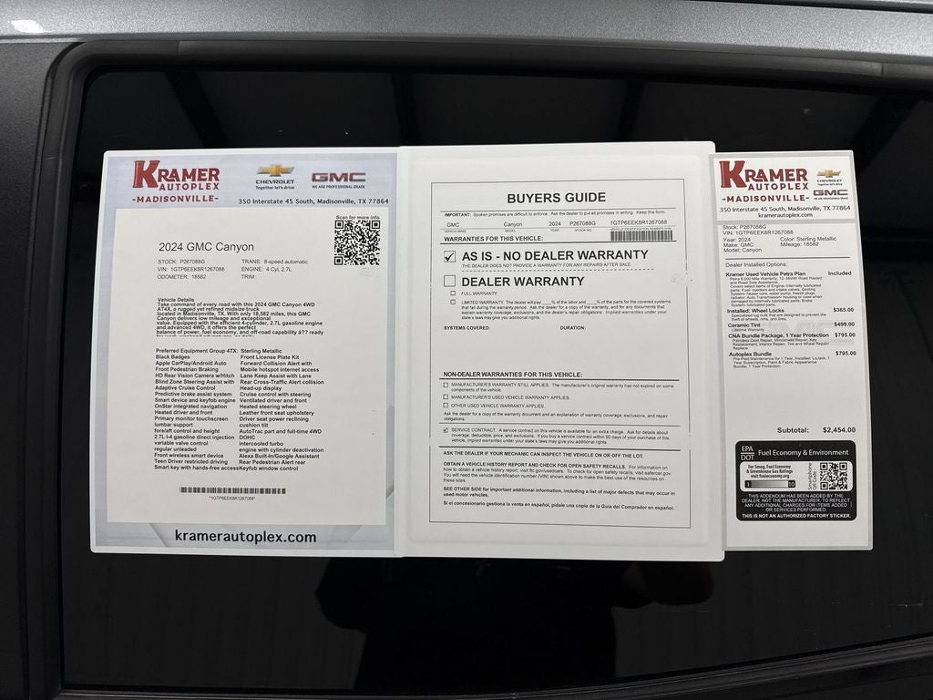 2024 GMC Canyon AT4X