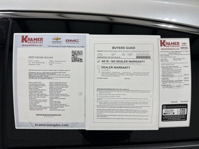 2022 Honda Accord Touring