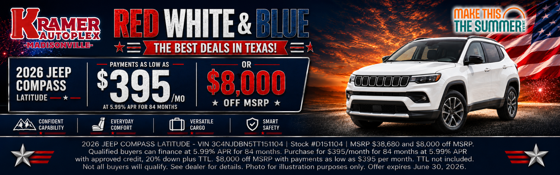 Kramer CDJR Madisonville June Incentives