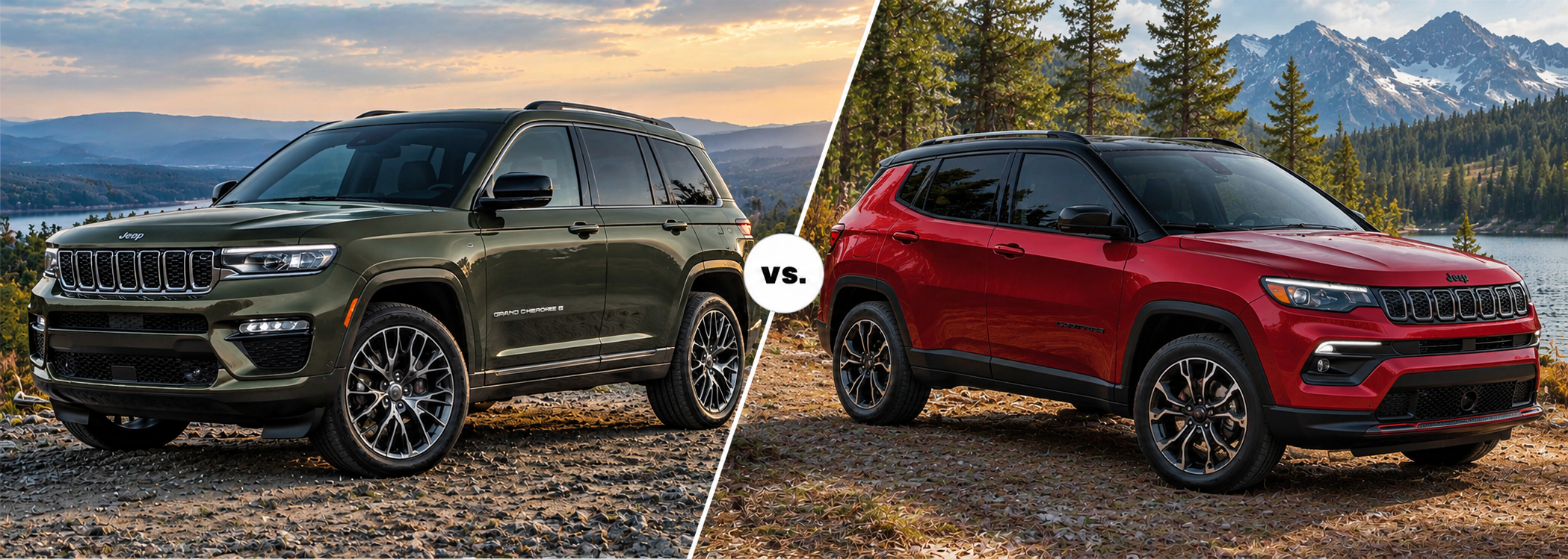 Jeep Compass vs. Jeep Grand Cherokee in Madisonville