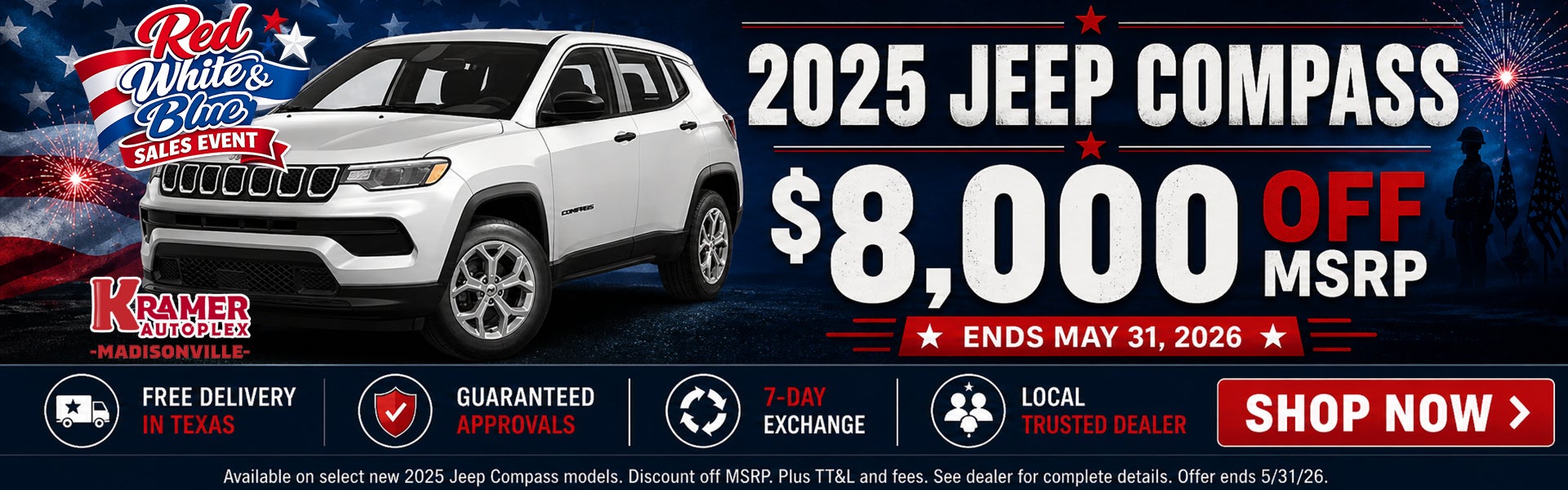 Kramer CDJR Madisonville May Incentives
