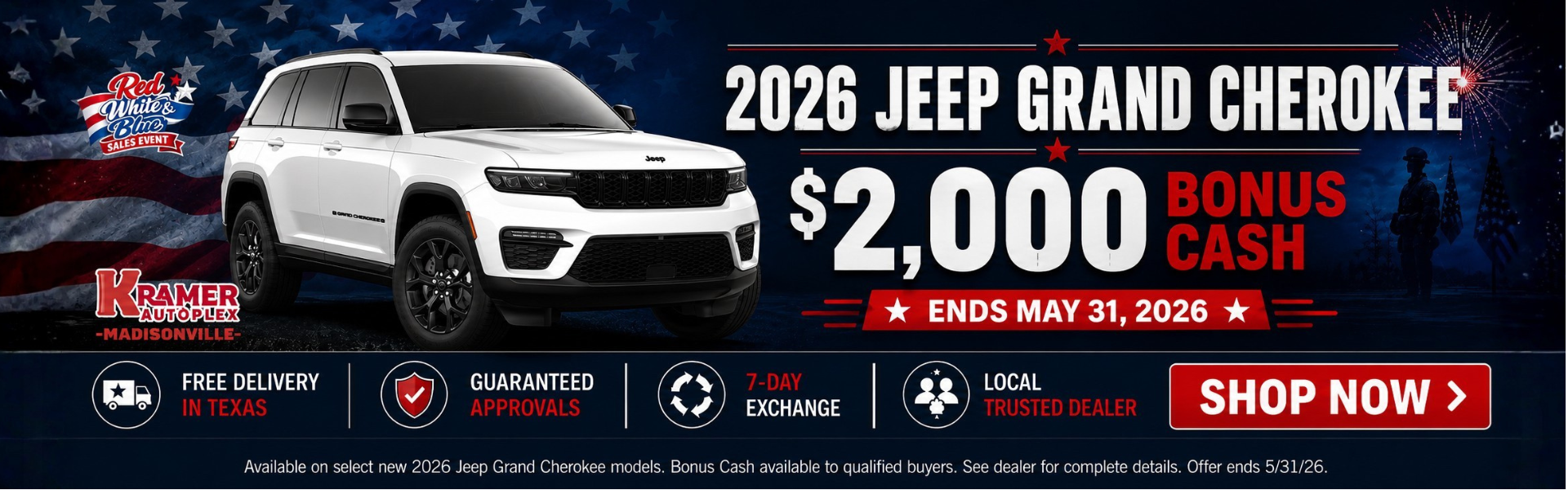 Kramer CDJR Madisonville May Incentives